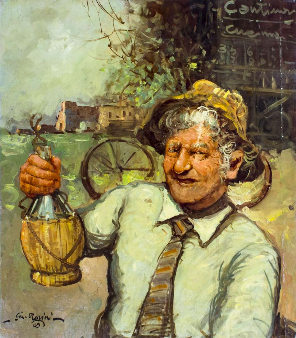 G Morini (Italy,20C) oil painting (1 of 12)