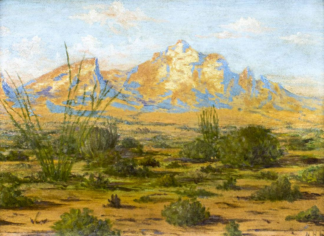 Harold H Weeks (CA,1895-1948) oil painting (1 of 12)