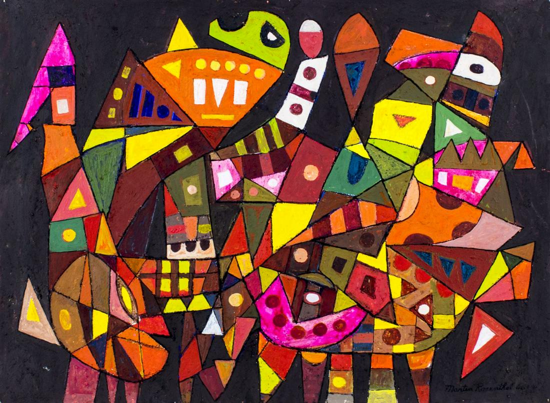 Martin Rosenthal (NY,MA,1899-1974) oil painting (1 of 12)