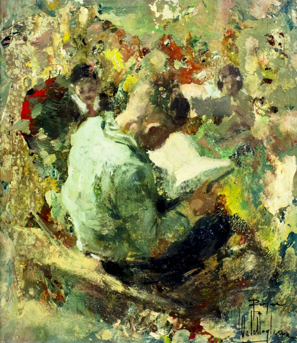 Roger Belleghem (Belgium,1922-2002) oil painting (1 of 12)