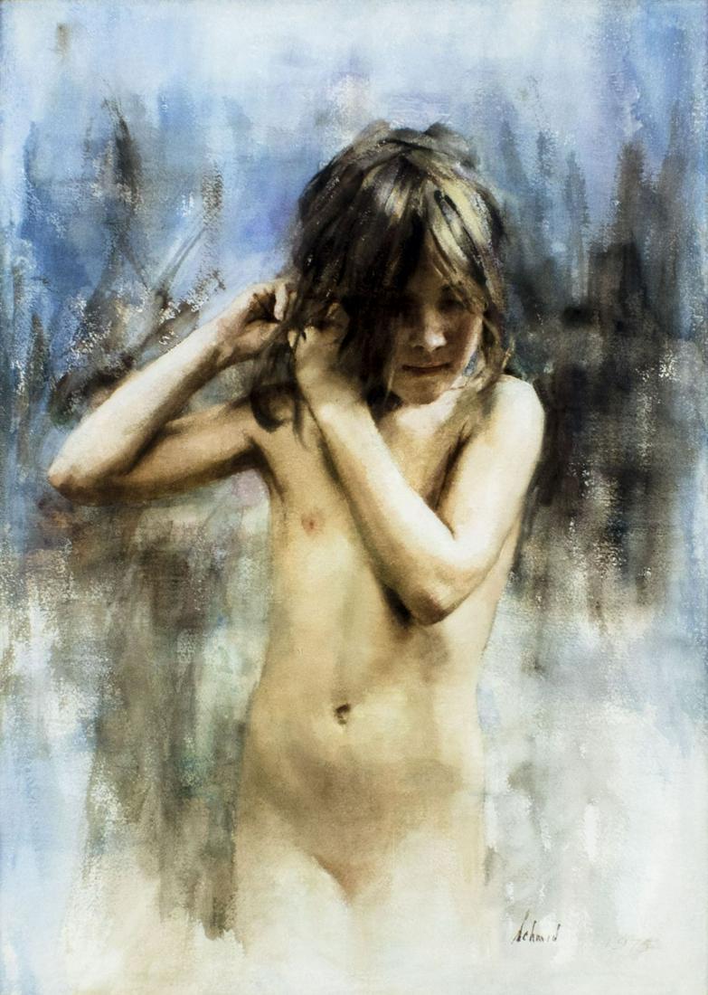 Richard Schmid (CO,VT,IL,1934-2021) watercolor painting (1 of 12)