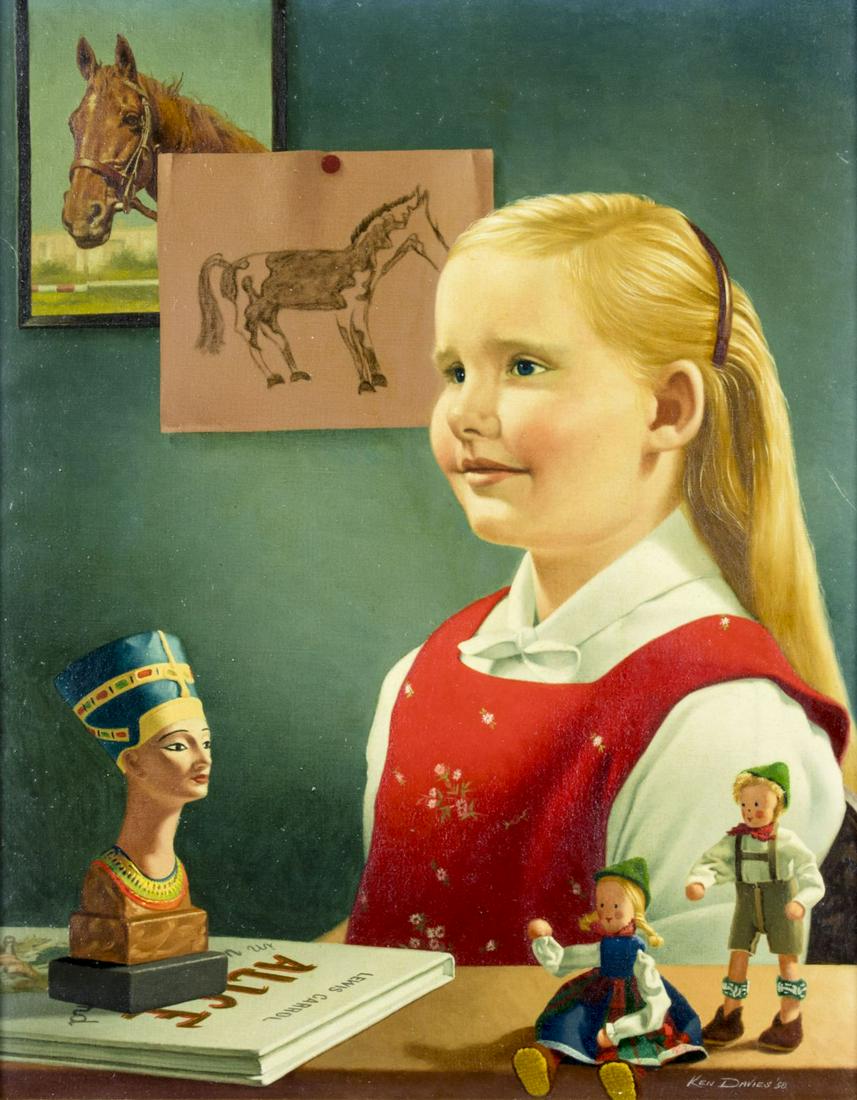 Kenneth Davies (CT,MA,born 1925) oil painting (1 of 10)