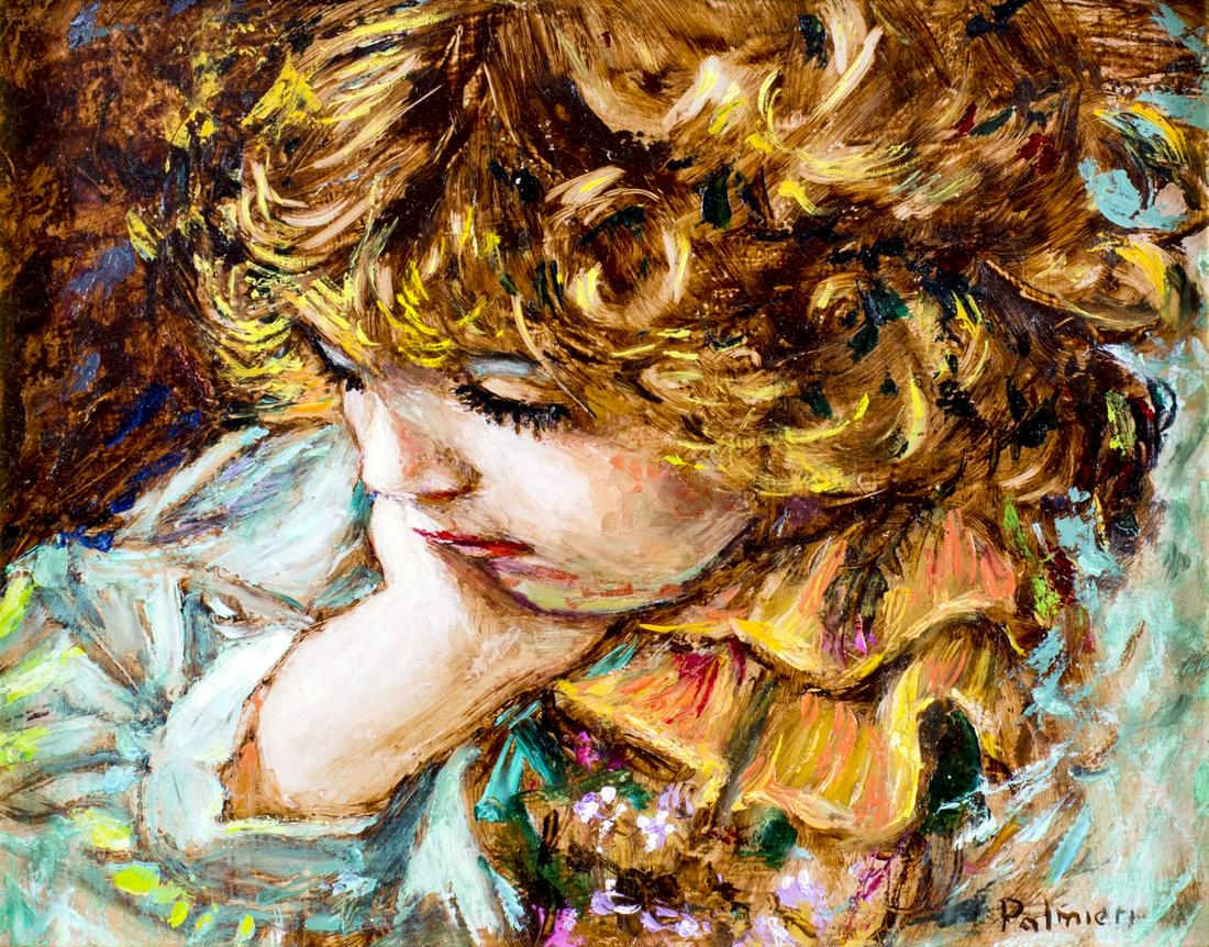 Frank Palmieri (NY,ME,1922-2017) oil painting