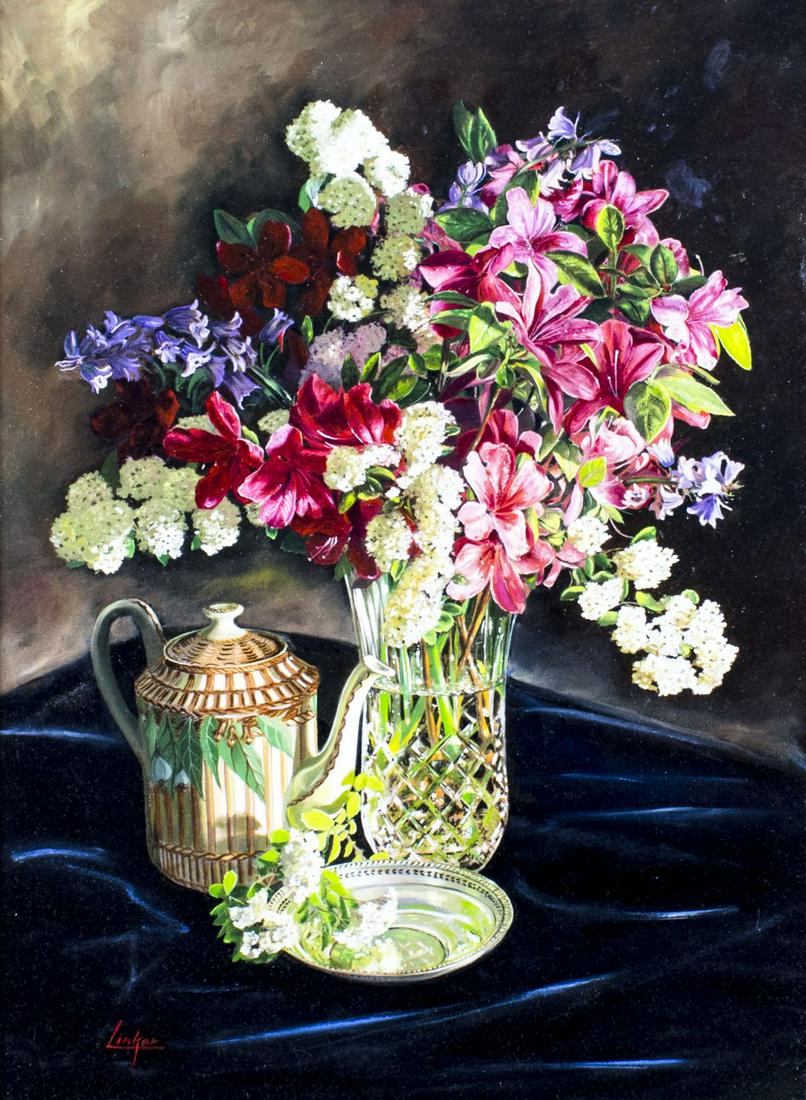 Tom Linker (PA,b 1936) oil painting (1 of 12)