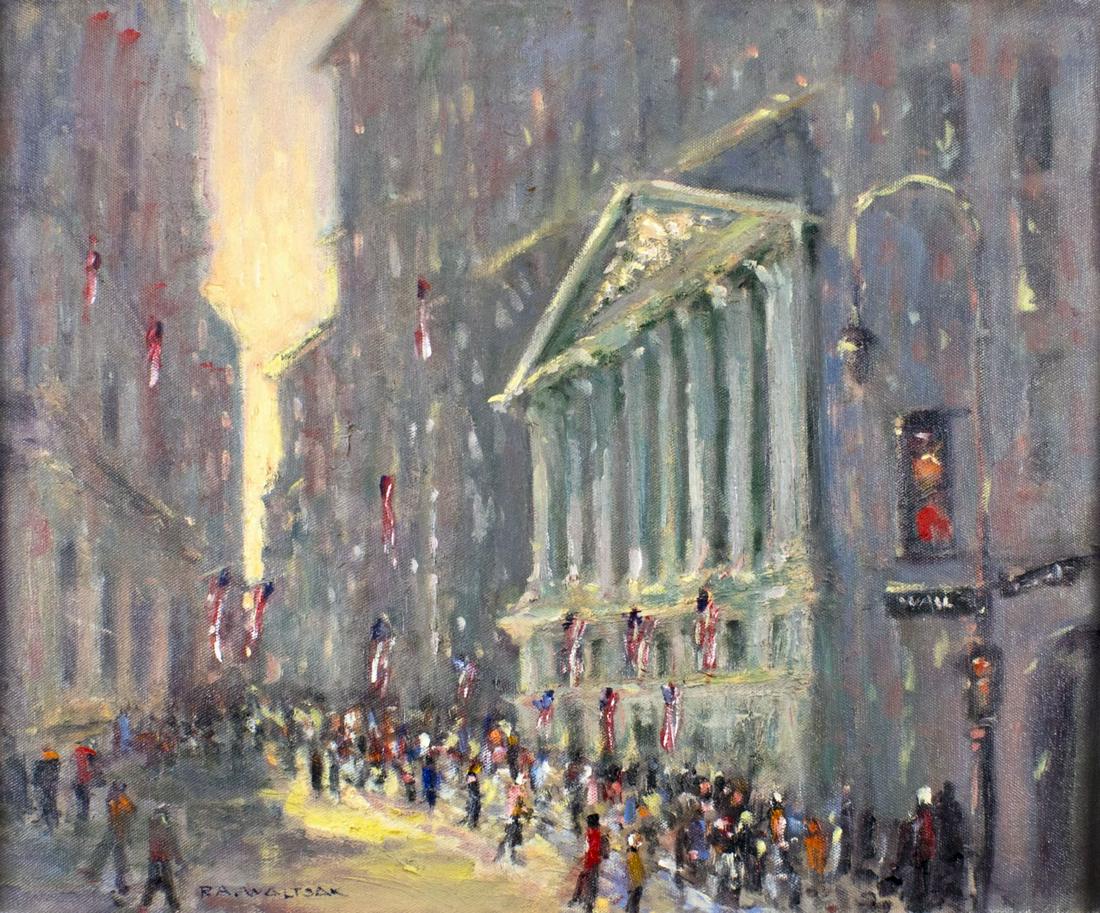 Robert Waltsak (NJ,b 1944) oil painting (1 of 12)