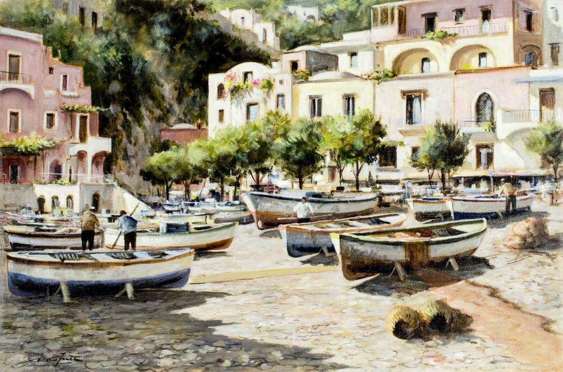 Mario Irace (Italy,20C) oil painting (1 of 12)