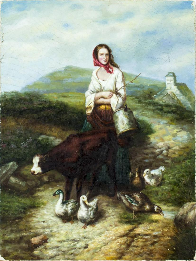 Mid 20C American oil painting antique (1 of 10)