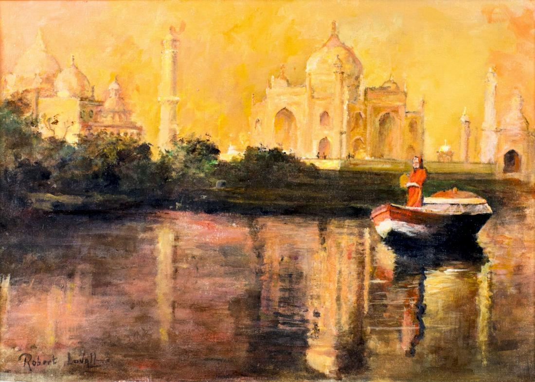 Robert Luvall (NY,1887-1959) oil painting (1 of 12)