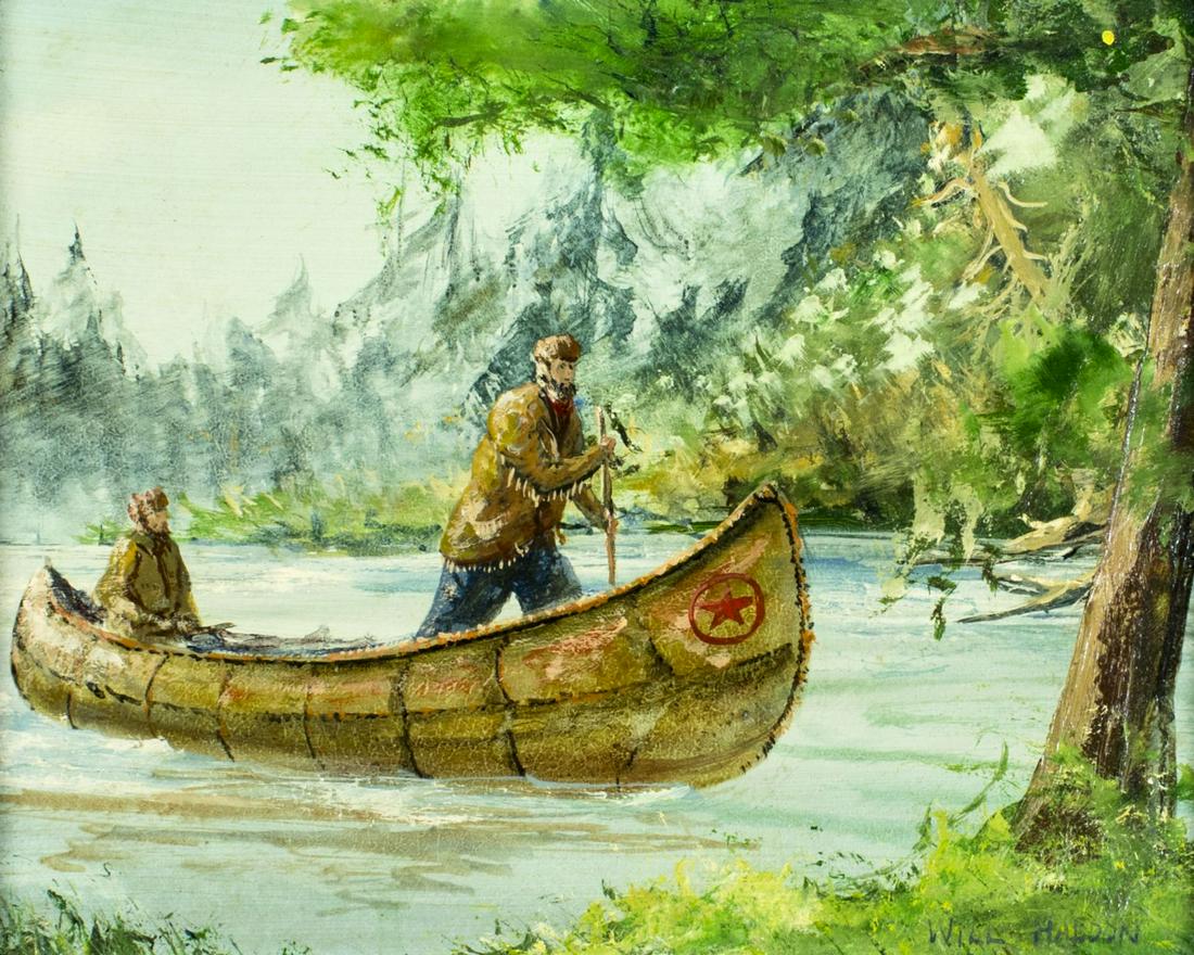 Welford Will Haddon (VA,1928-1982) oil painting (1 of 12)