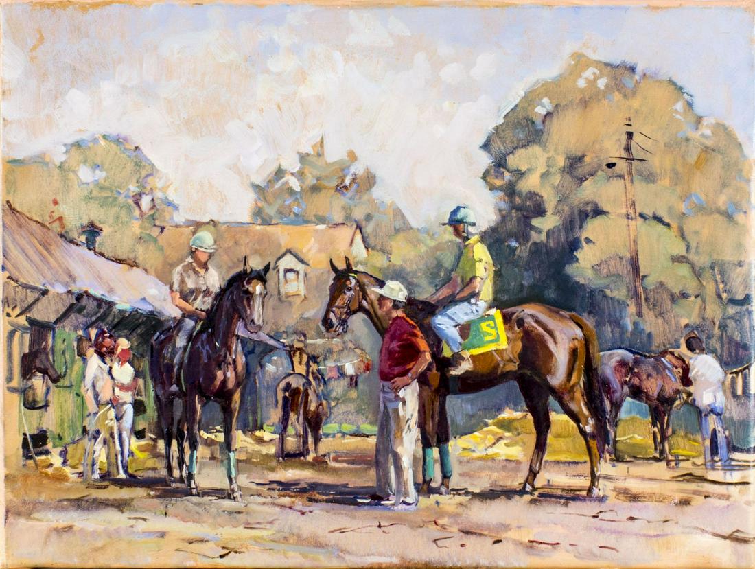 Peter Williams (NY,New Zealand,1934-2018) oil painting (1 of 12)