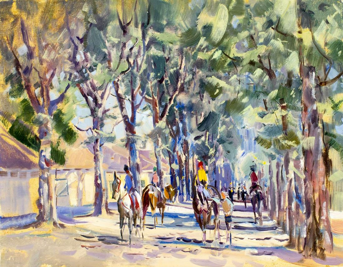 Peter Williams (NY,New Zealand,1934-2018) oil painting (1 of 12)