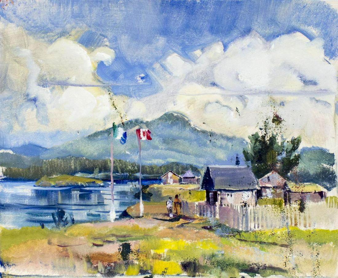 Peter Williams (NY,New Zealand,1934-2018) oil painting (1 of 11)