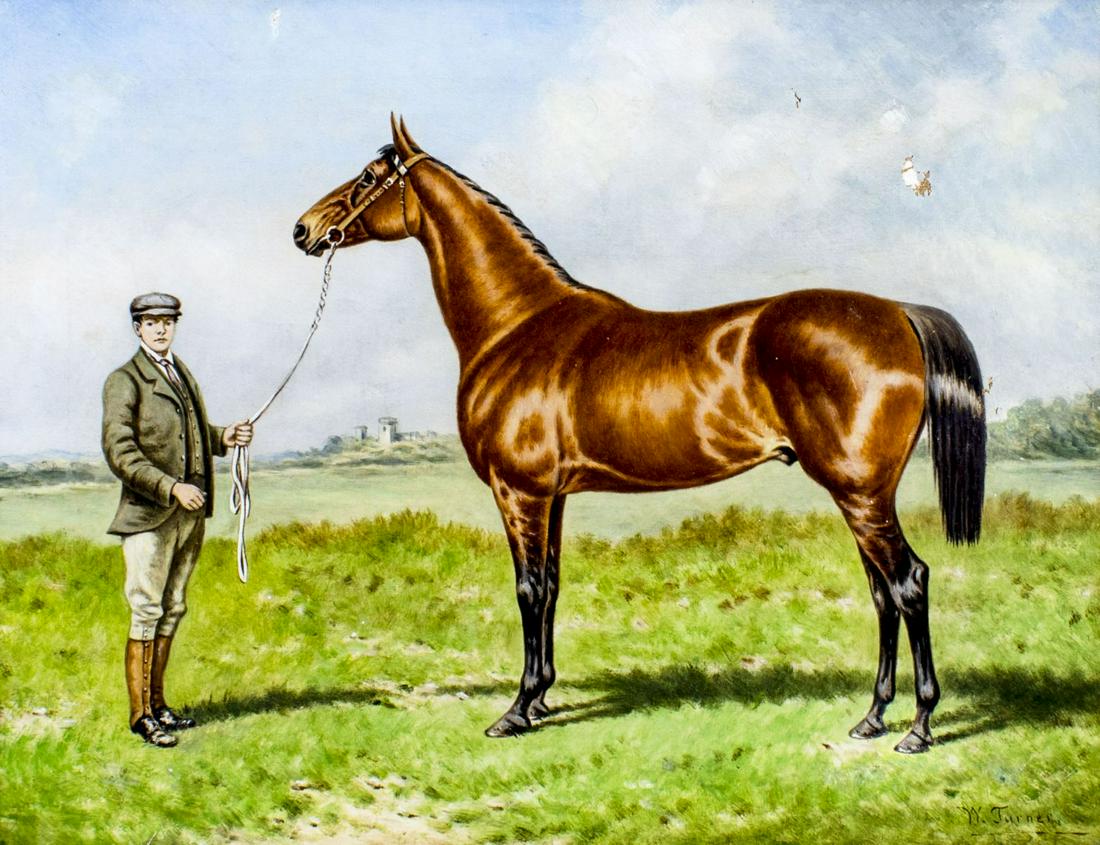 W Turner (UK,19/20C) oil painting antique (1 of 12)