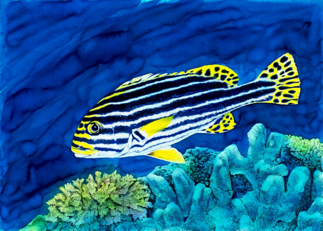 Chris Calle (US,born 1961) mixed media painting (1 of 12)