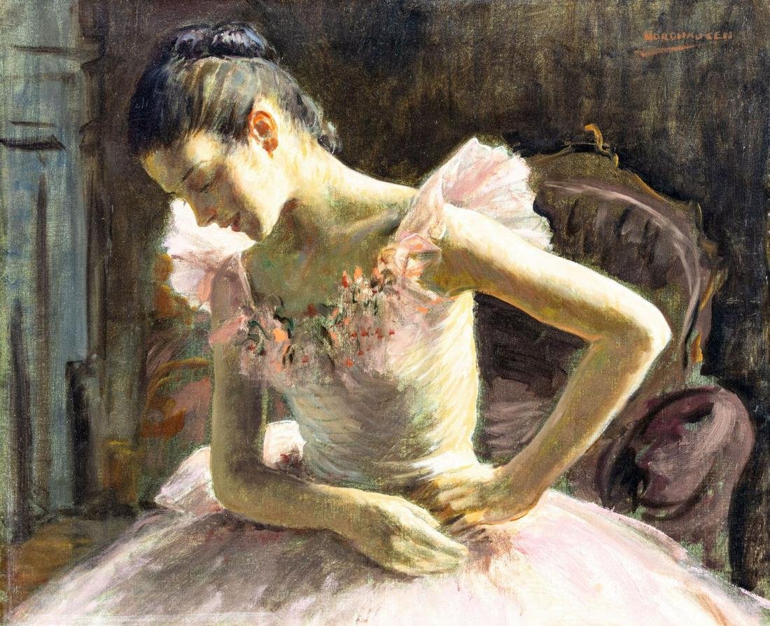 August Nordhausen (NY,NJ,1901-1993) oil painting (1 of 12)