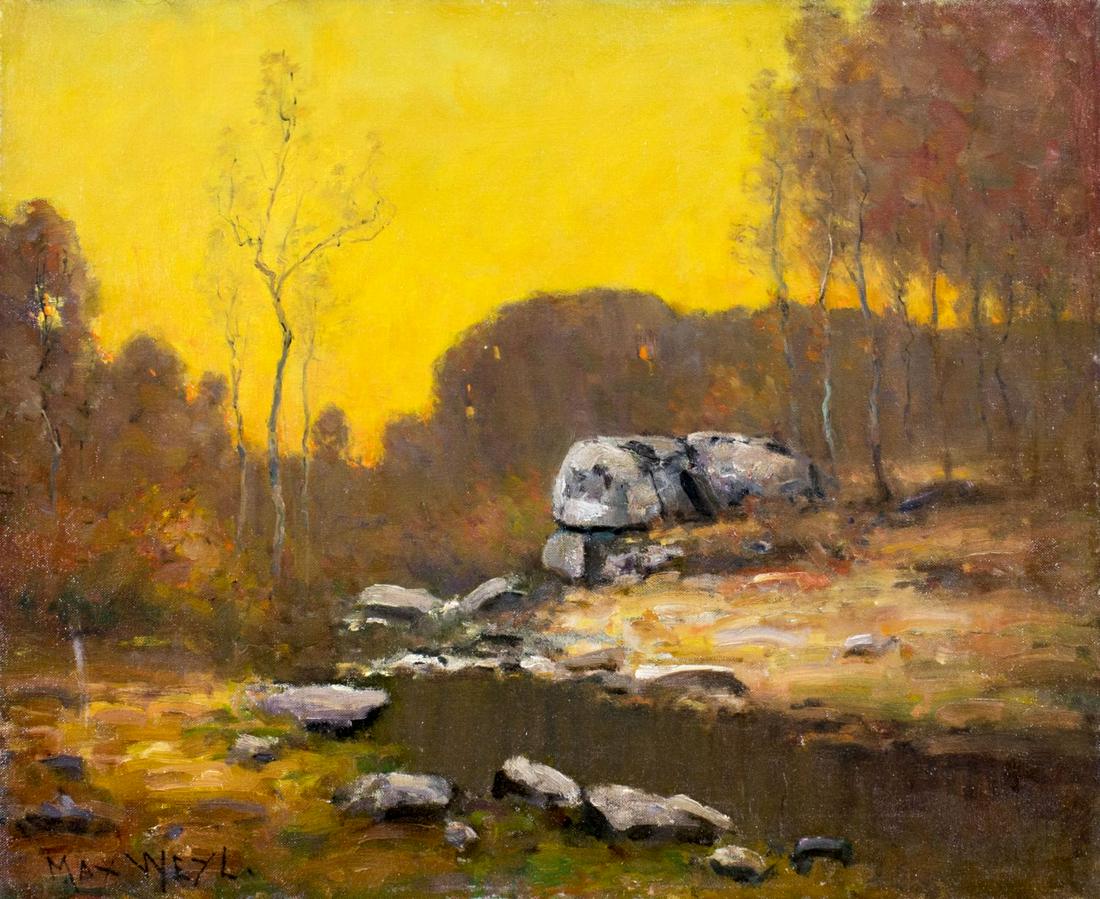 Max Weyl (German,DC,1837-1914) oil painting antique (1 of 11)