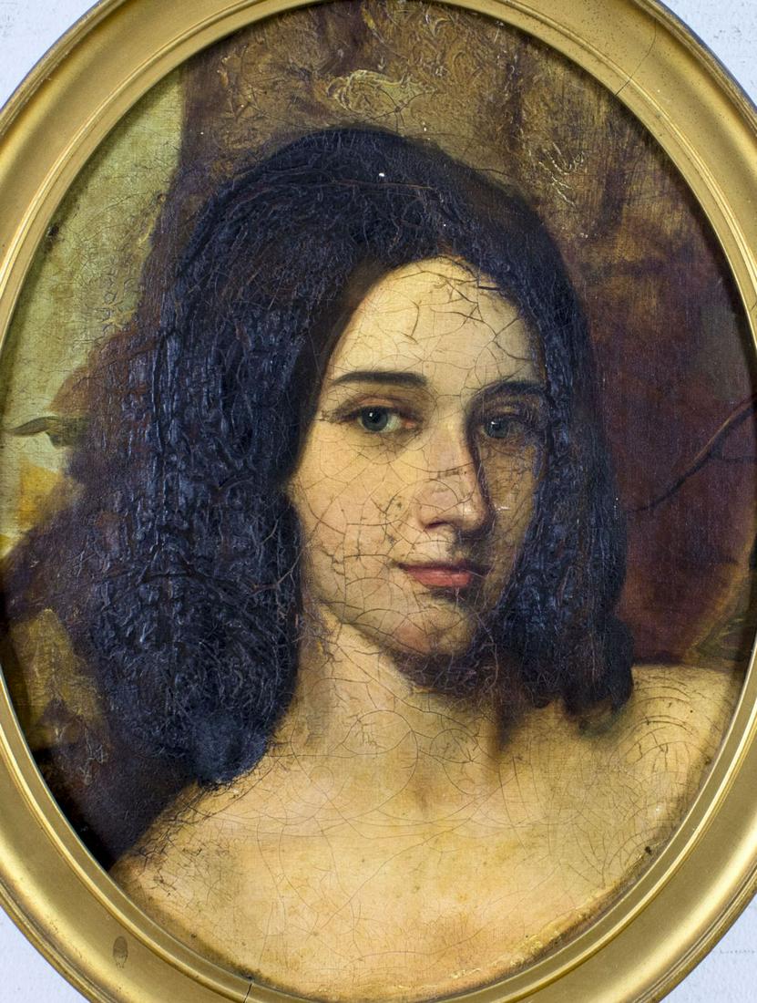 Antique 19c American Oil Painting Auction