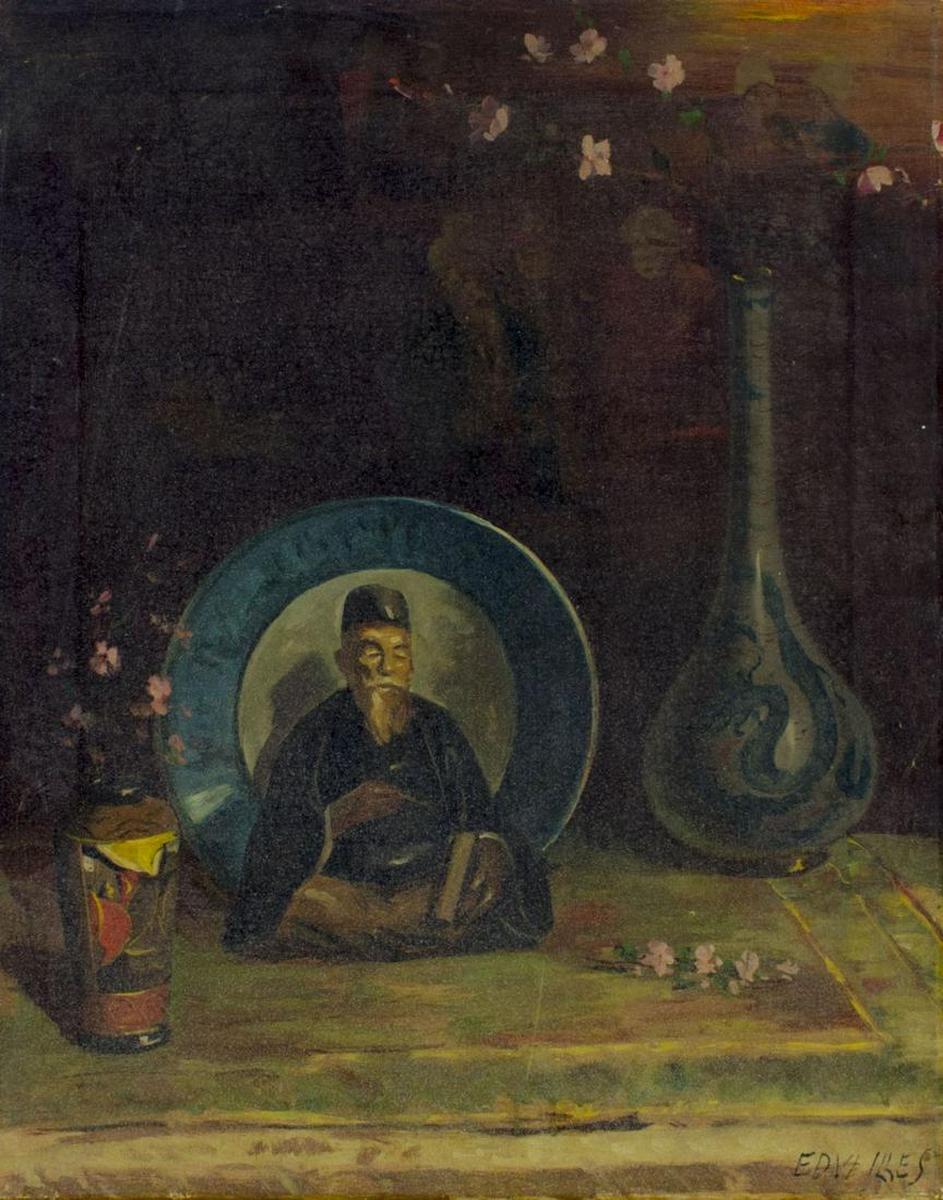 Aladar Edvi Illes (Hungary,1870-1958) oil painting (1 of 12)