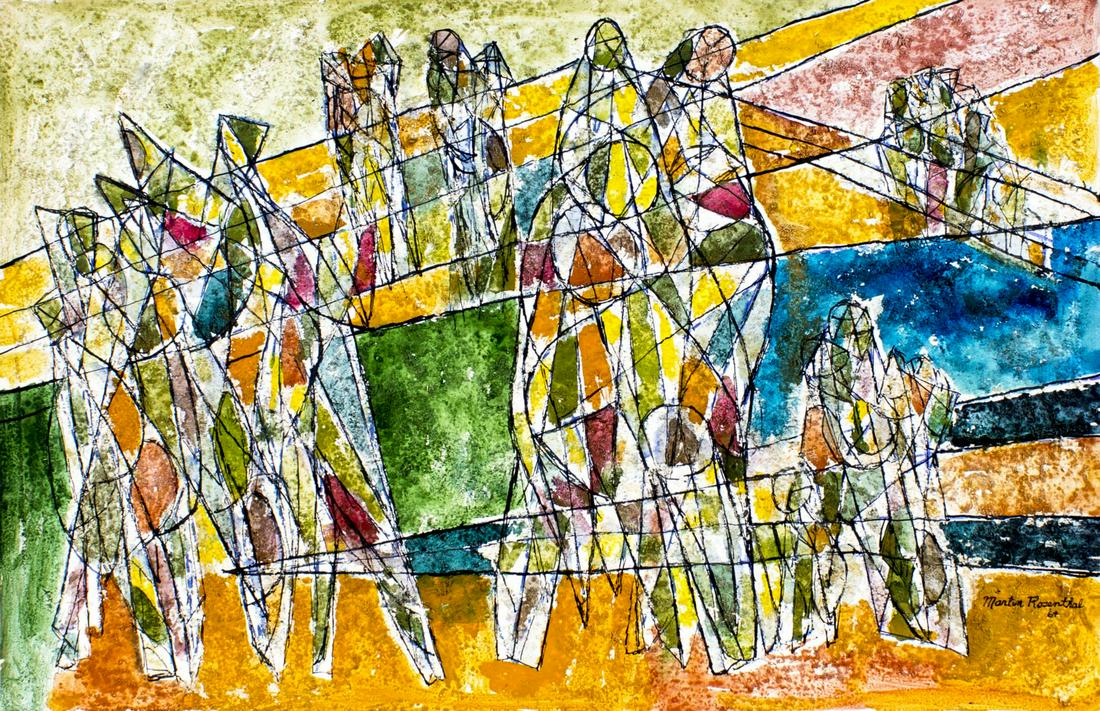 Martin Rosenthal (NY,MA,1899-1974) oil painting (1 of 12)