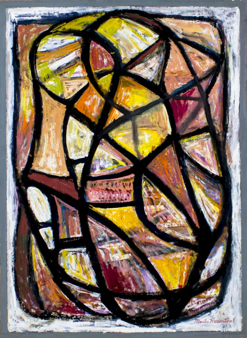 Martin Rosenthal (NY,MA,1899-1974) oil painting (1 of 12)