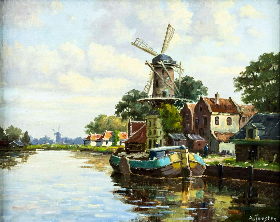 Anna Joustra (Dutch,1876-1962) oil painting (1 of 12)