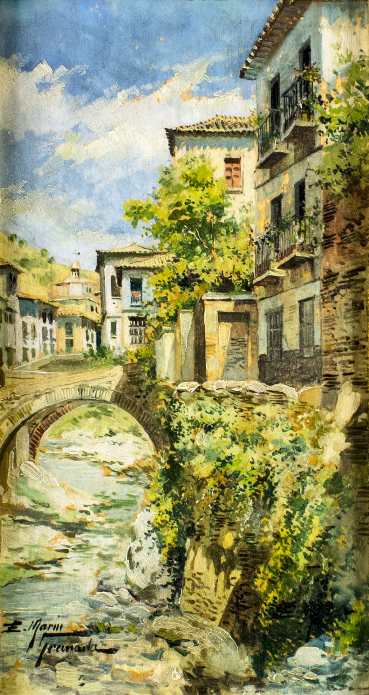 Emile Marin (French,1876-1940) oil painting (1 of 12)