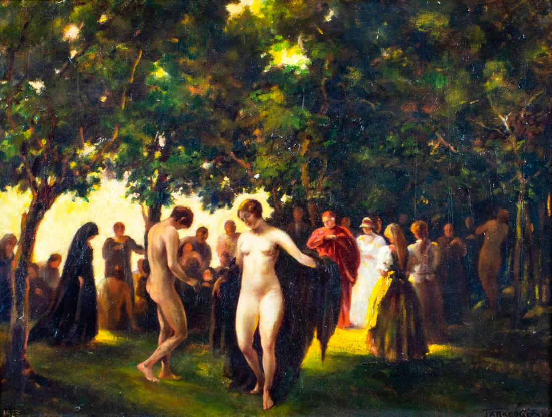 Geza Farago (Hungary,1877-1928) oil painting antique (1 of 12)