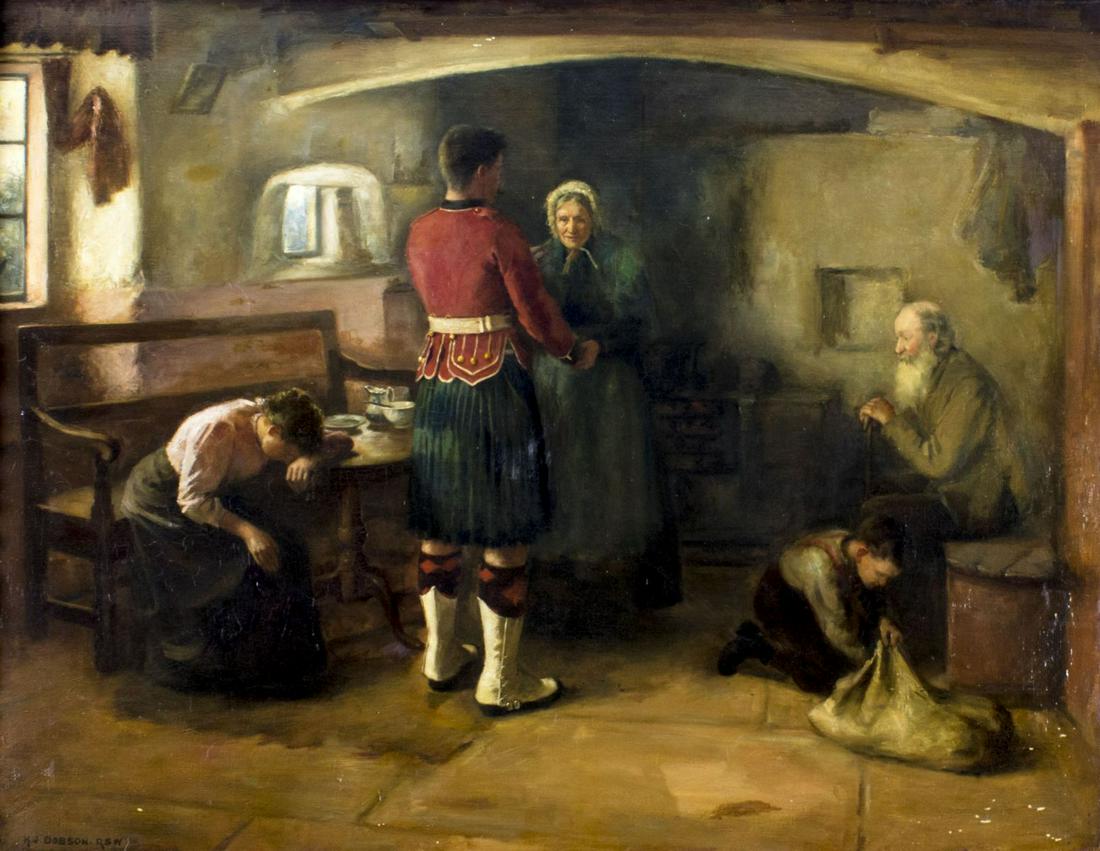 Henry Dobson (UK,1858-1928) oil painting antique (1 of 12)