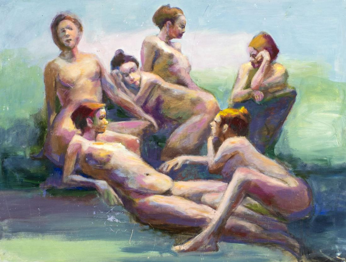 John Reilly (NY,NJ,1942-2021) oil painting (1 of 12)