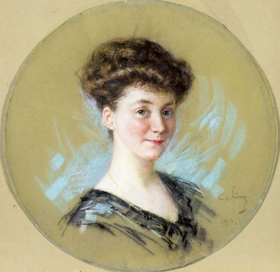 Charles Levy (Spain,1877-1968) pastel painting (1 of 16)