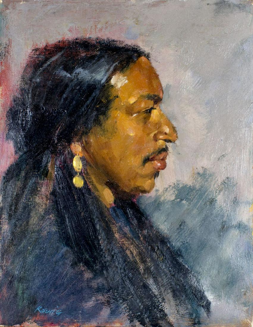 John Koenig (Taos,NM,1927-2017) oil painting (1 of 10)