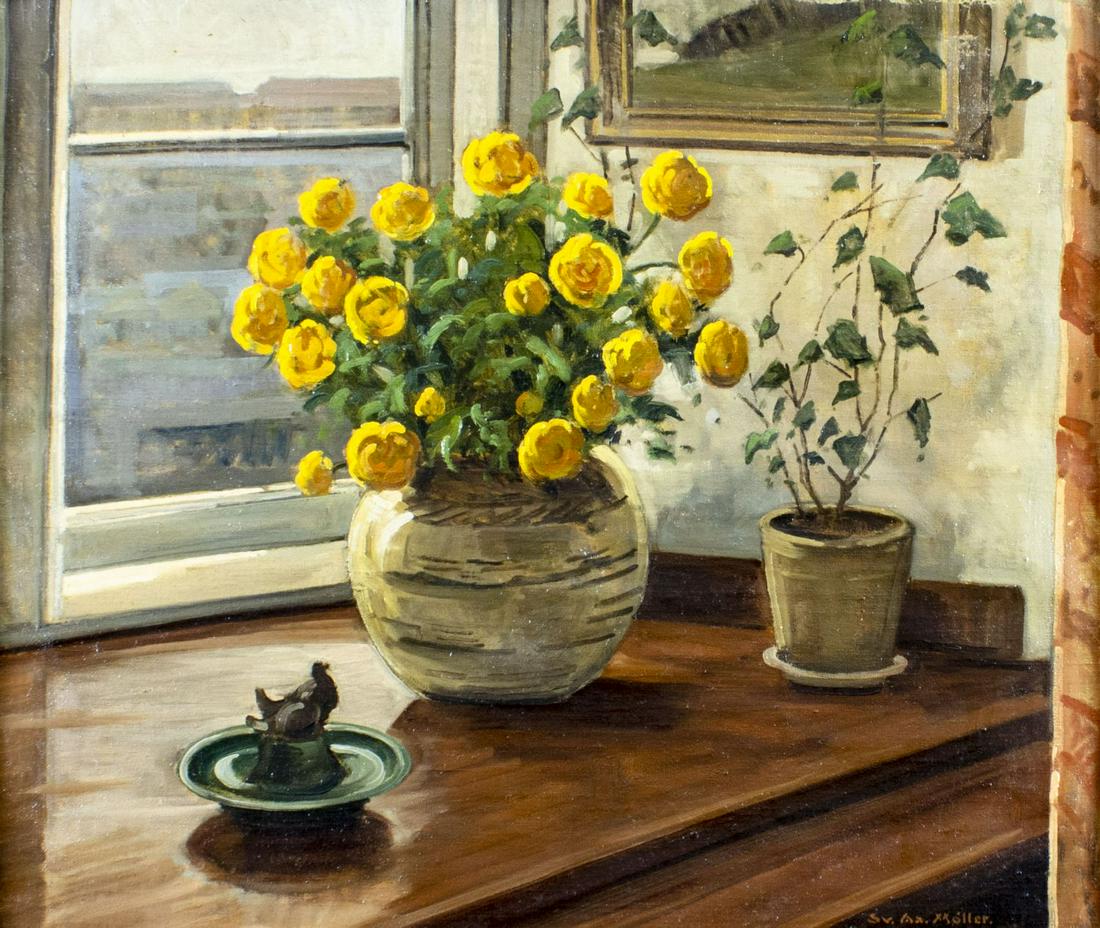 Svend Aage Moller (Denmark,1896-1952) oil painting (1 of 12)