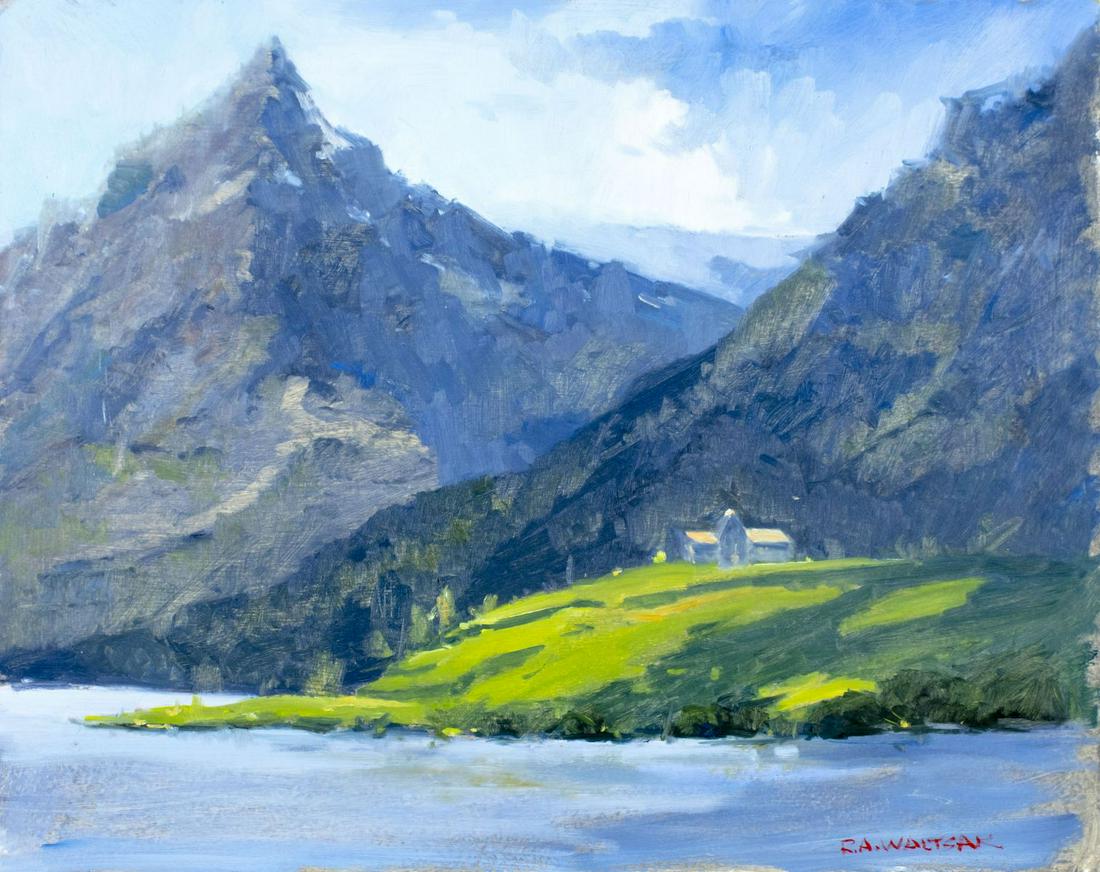 Robert Waltsak (nj,b 1944) Oil Painting Auction