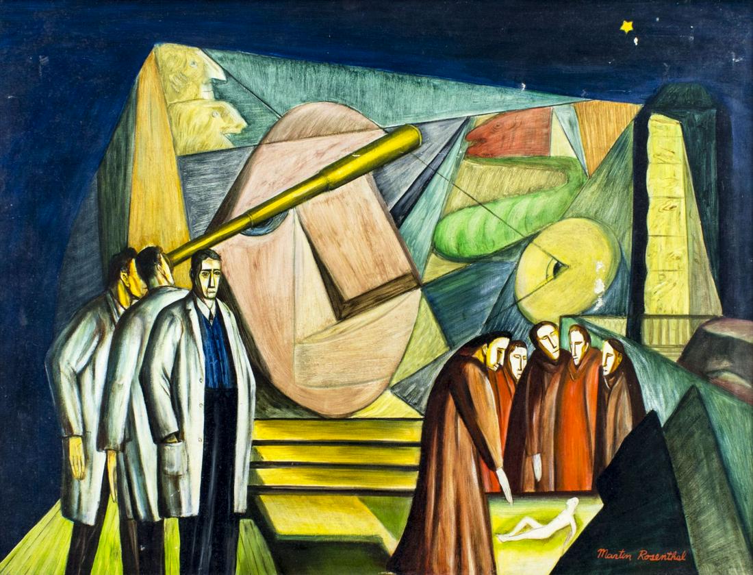 Martin Rosenthal (NY,MA,1899-1974) oil painting (1 of 12)