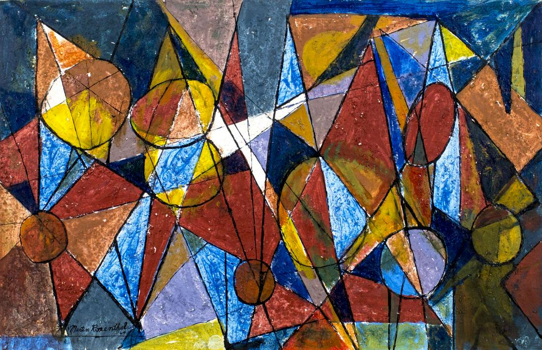 Martin Rosenthal (NY,MA,1899-1974) oil painting (1 of 12)