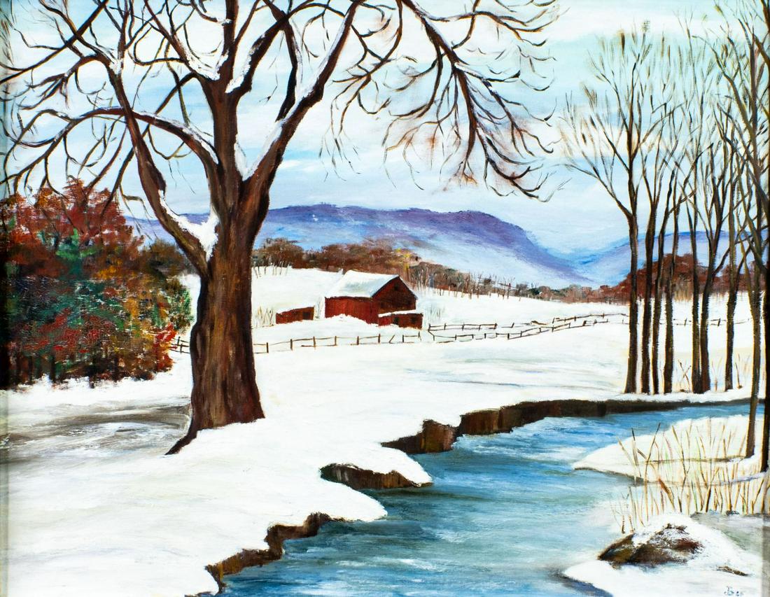 Jean K Glover (US,mid 20C) oil painting (1 of 12)