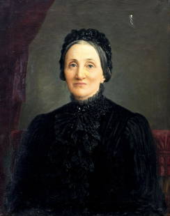 Antique early 20C European oil painting signed: ARTIST: - (European, 19/20 century) TITLE: Portrait of Old Woman YEAR: 1903 MEDIUM: oil on canvas CONDITION: Two patch repairs wirh corresponding inpainting. Few scratches/paint losses. Minor craquelu