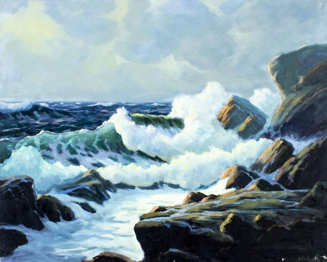 George Holloway (NJ,20C) oil painting (1 of 12)