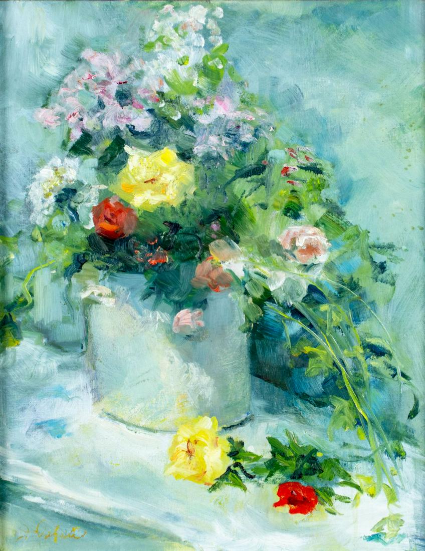 Jessie M Dalzell (NJ,mid 20C) oil painting (1 of 12)