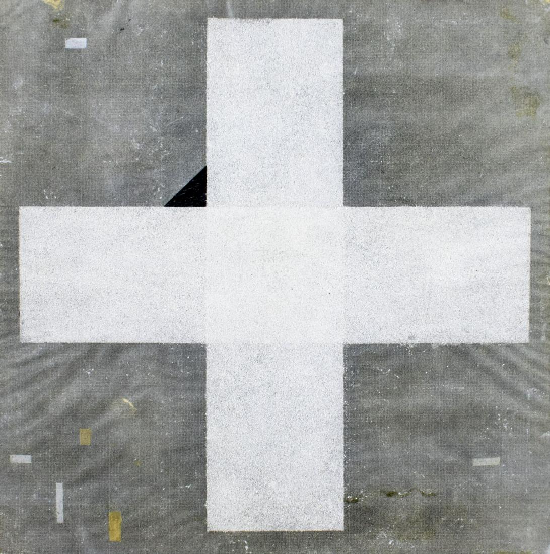 Michael Young (KS,NY,b 1952) mixed media painting (1 of 12)