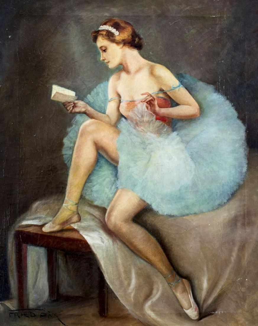 Pal Fried (NY,CA,Hungary,1893-1976) oil painting (1 of 12)