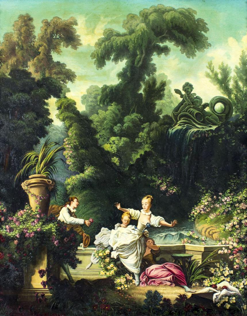 E Trick (Europe,20C) oil painting (1 of 14)