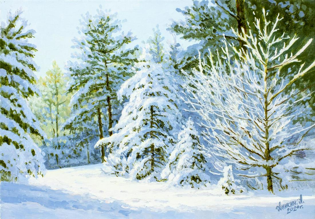 Alexey Anikin (Russia,b 1968) oil painting (1 of 12)