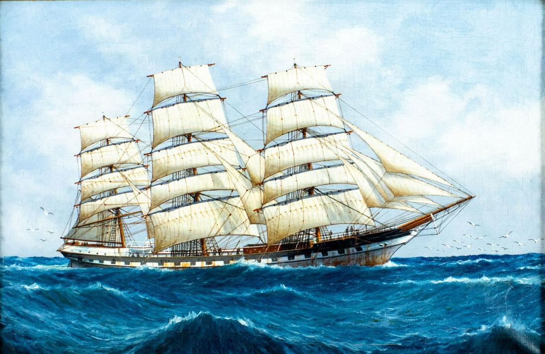 Louis Papaluca Jr (Italy,US,20C) oil painting (1 of 14)