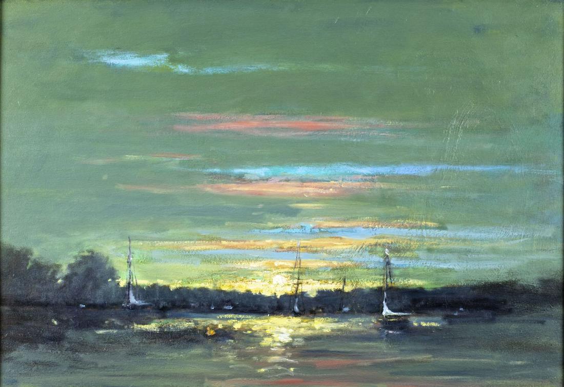 Robert Waltsak (NJ,b 1944) oil painting (1 of 12)