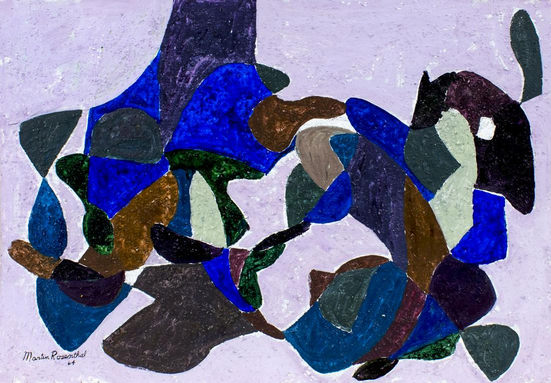 Martin Rosenthal (NY,MA,1899-1974) oil painting (1 of 12)