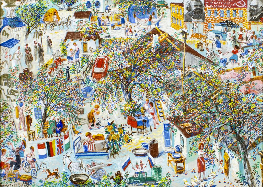 Vladimir Silantiev (Russia,b 1955) oil painting (1 of 15)