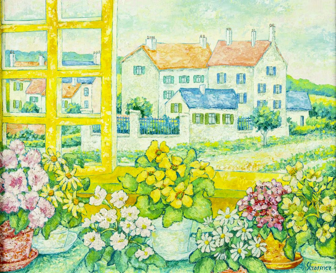 Ernst Strassner (Austria,1905-1991) oil painting (1 of 12)