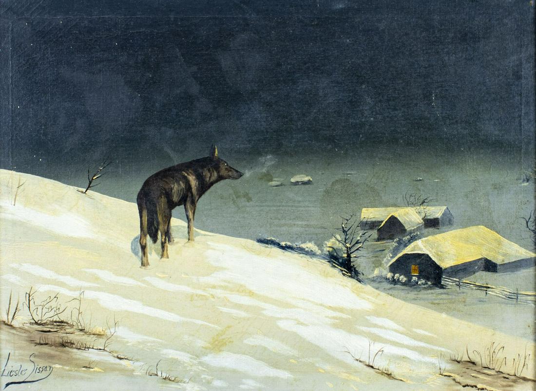 Leslie Sisson (US,mid 20C) oil painting (1 of 12)