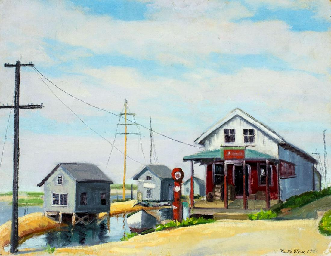 Ruth Andress Stone (PA,MO,1914-2006) oil painting (1 of 12)